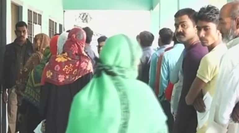 Uttar Pradesh Polls: Over 57% polling recorded till 5 pm Uttar Pradesh Polls: Over 57% polling recorded till 5 pm