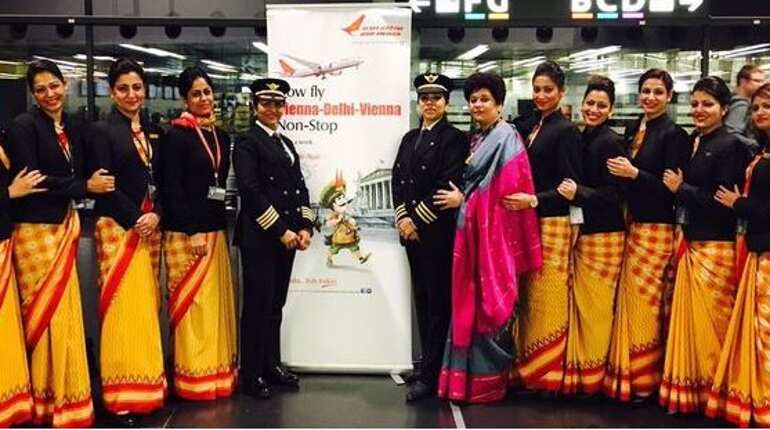 Air India claims first journey around the world with all-female crew