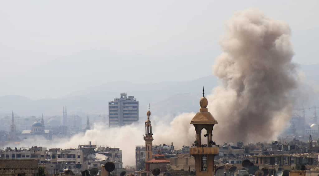 Clashes in Syria capital after rebels, jihadists launch attack on city