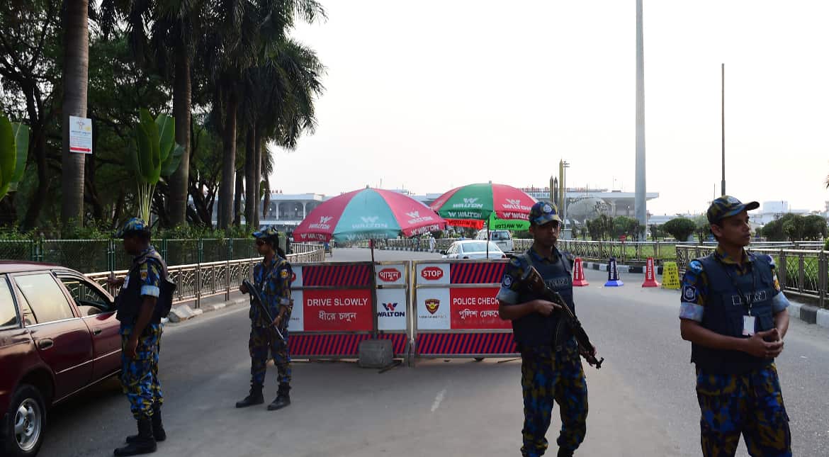 Bomb carrier blows himself up near Dhaka airport