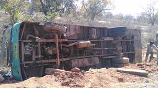 Madhya Pradesh bus accident: 31 injured