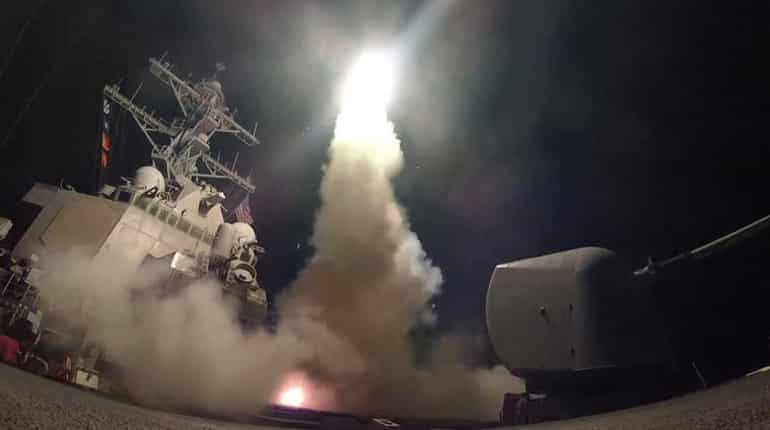 What did the US' strike against Syria achieve?