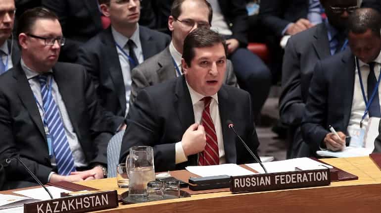 Russian UN envoy accuses US of violating international law in Syria Russian UN envoy accuses US of violating international law in Syria