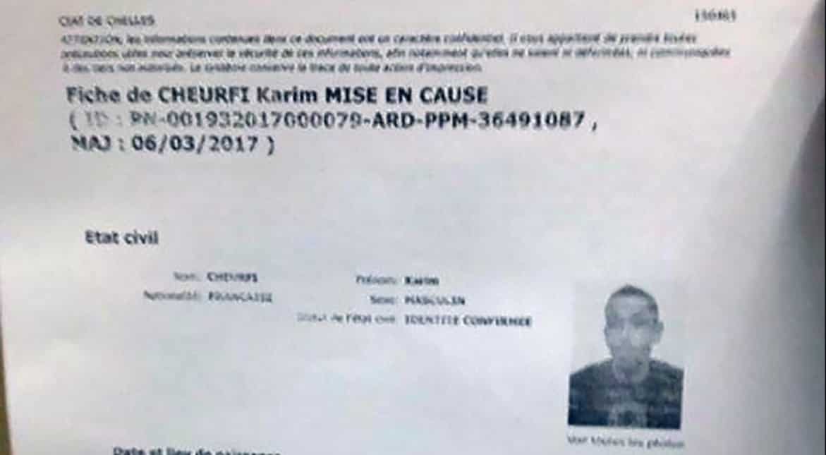 Paris attack suspect Karim Cheurfi's first pictures surface as French politicians debate 'border controls' Paris attack suspect Karim Cheurfi's first pictures surface as French politicians debate 'border controls'