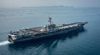 Japanese destroyers join US warship on exercise as it approaches Korean waters