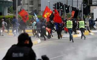 Turkish police attack May Day demonstrators amid tensions over Erdogan's power expansion