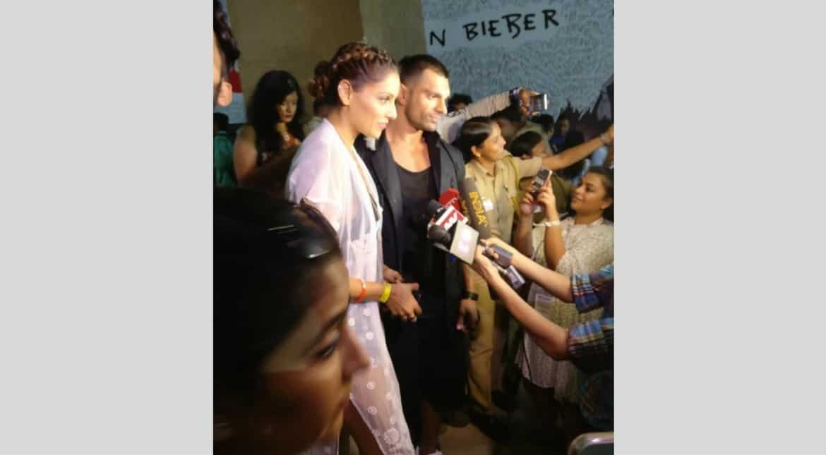 Bipasha Basu and husband at the concert