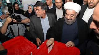 Iran President Rouhani leading in election: Election official