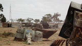East Libyan Forces launch airstrikes against rival forces after airbase attack