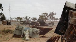 East Libyan Forces launch airstrikes against rival forces after airbase attack