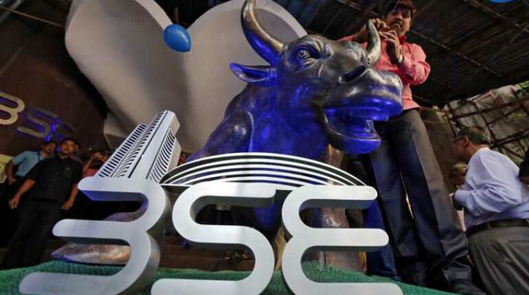 Sensex hits record highs; Tata Steel scales over 2.5 year peak