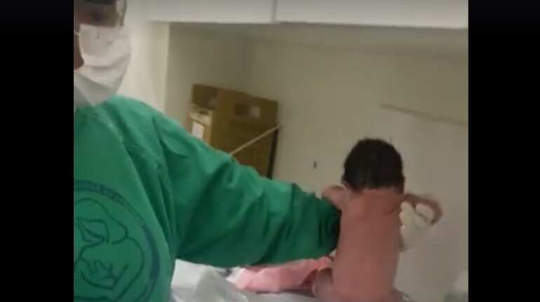 Watch: Baby in Brazil starts 'walking within minutes of being born', video goes viral