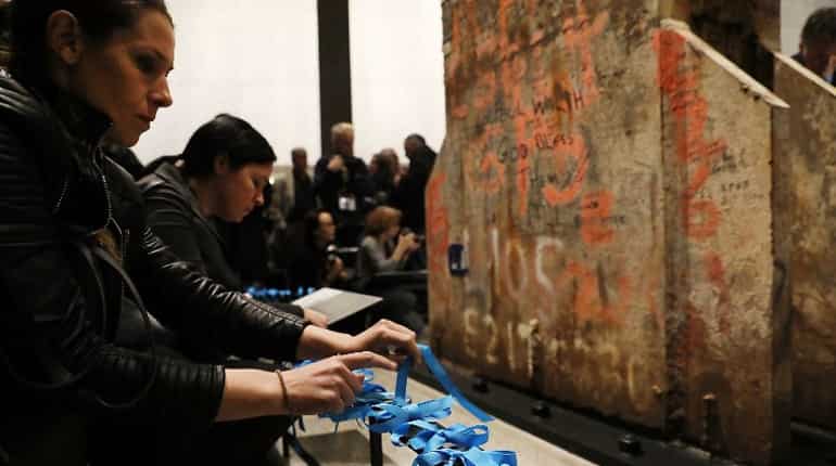 Last pillar at Ground Zero