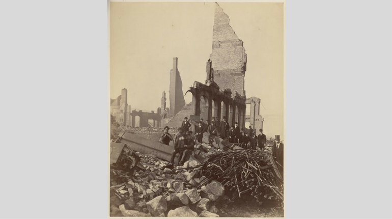 The Great Fire of Boston, 1872