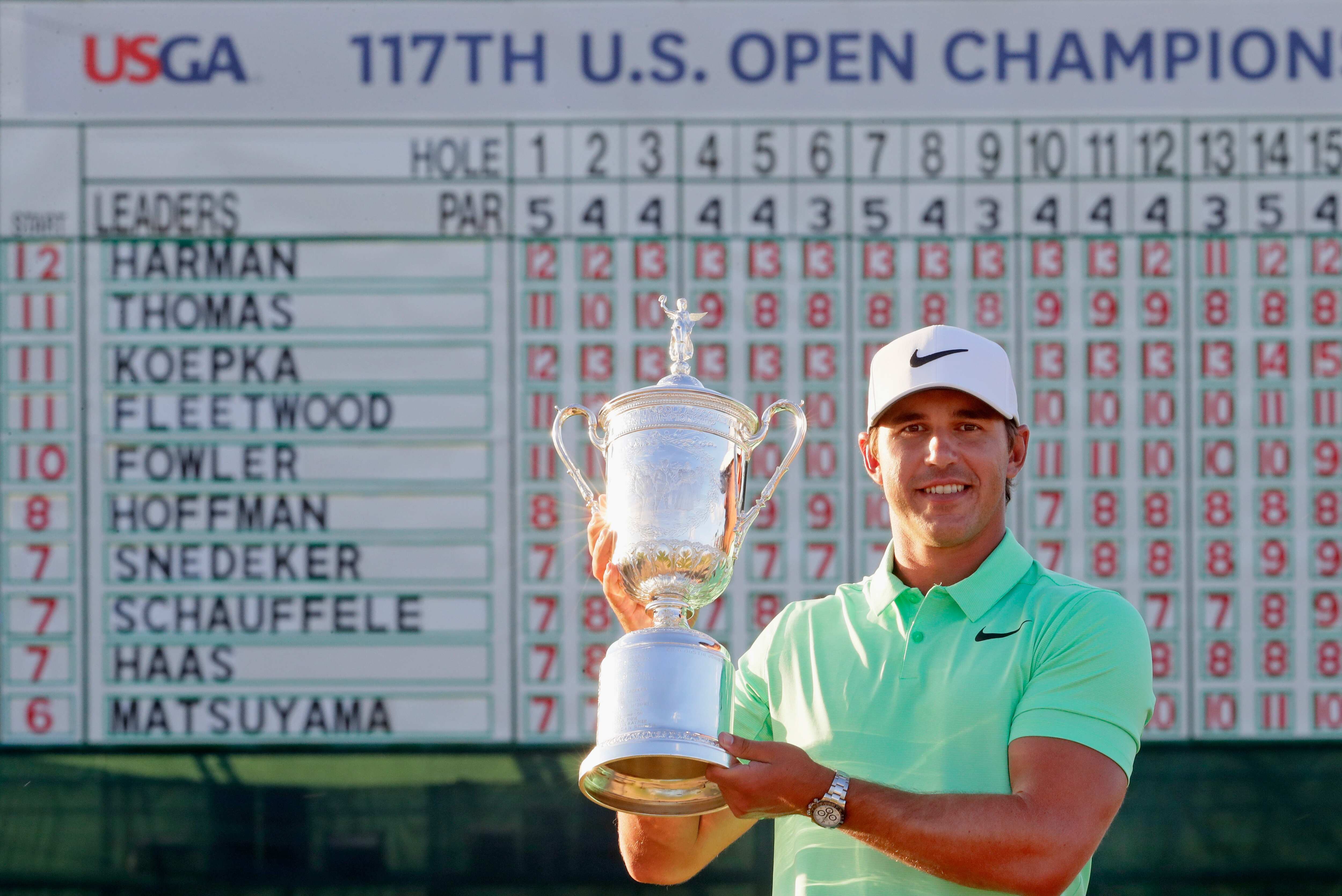 Brooks Koepka rides on birdie blitz to win US Open Brooks Koepka rides on birdie blitz to win US Open