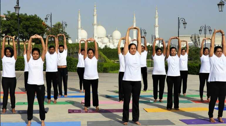 International Yoga Day.