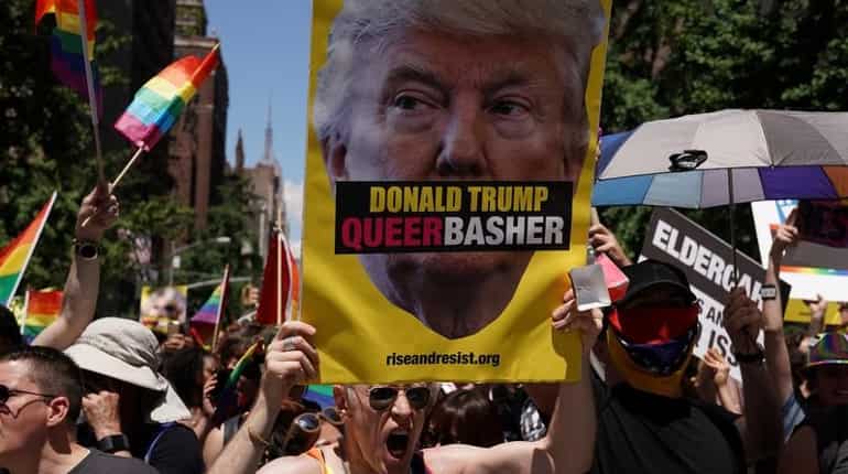 Trump denounced, Trudeau marched: Pride celebrations across North America