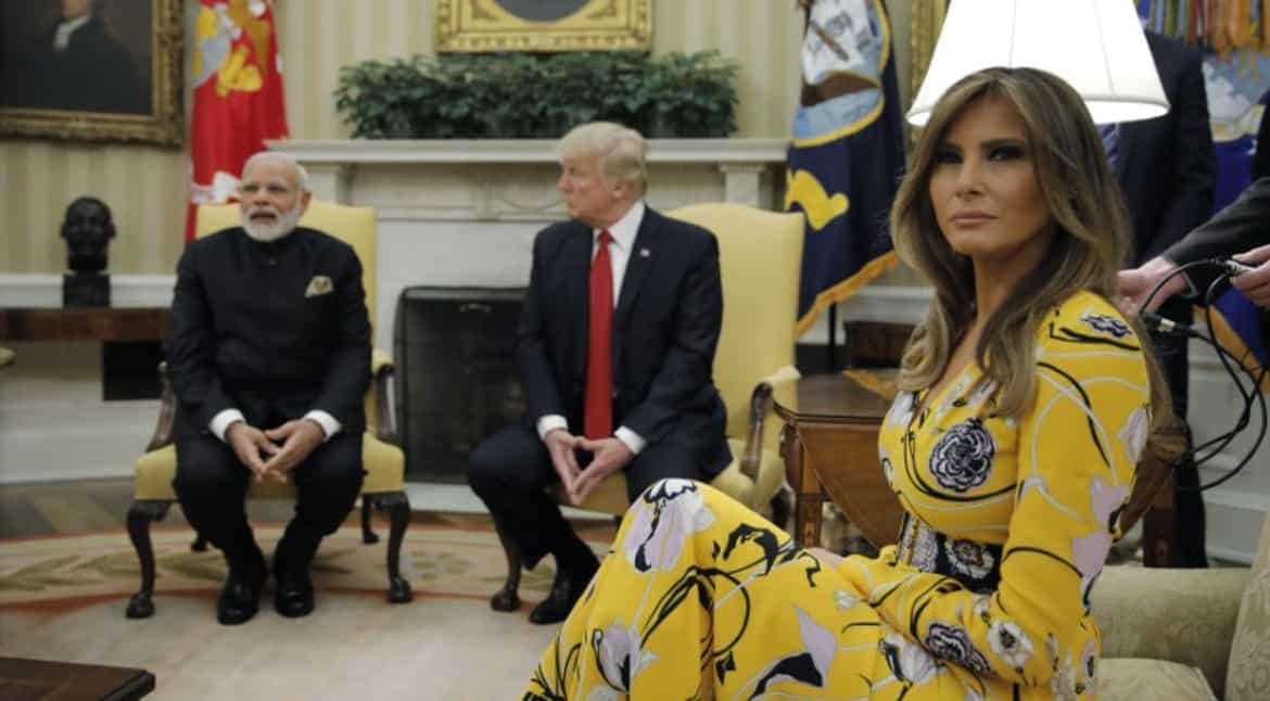 At Trump-Modi meet, it was Melania who made heads turn