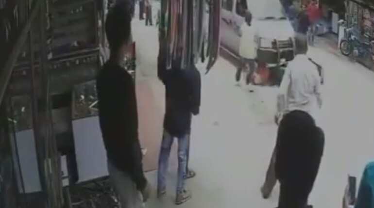 Video: Van has woman trapped underneath but driver won't stop Video: Van has woman trapped underneath but driver won't stop