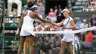 Venus breaks down in tears after win over Mertens, discussing fatal car accident