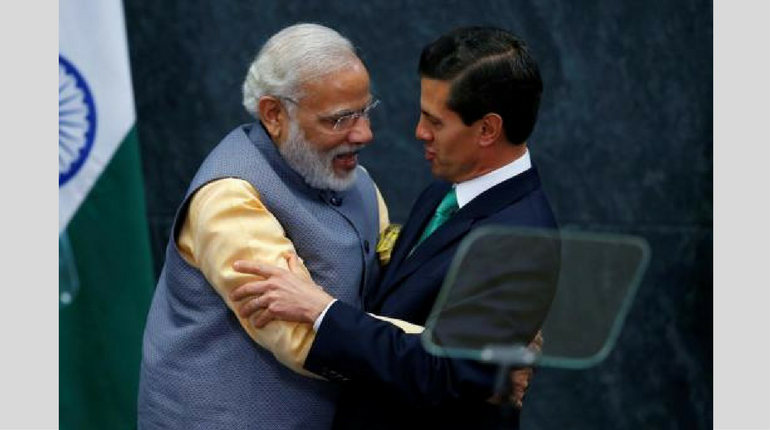 PM Modi with President of Mexico, Enrique Pena Nieto