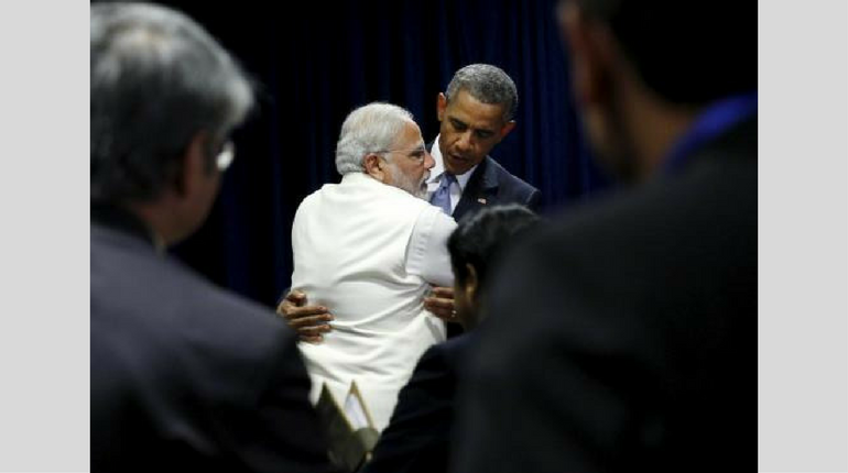 PM Modi and former US president Barack Obama