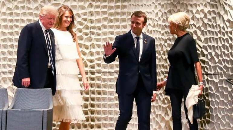 Macron says will continue to press Trump on Paris climate accord