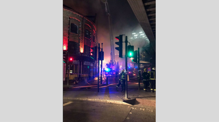 At least 70 firefighters on the scene, the situation now under control