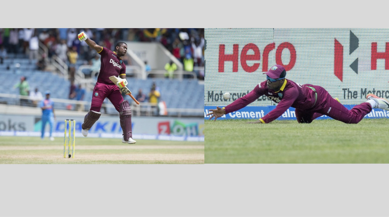 Evin Lewis blasts India