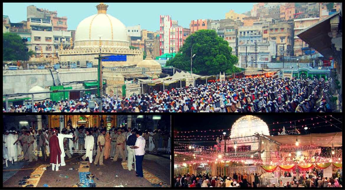 The dargah of Moinuddin Chishti, Ajmer