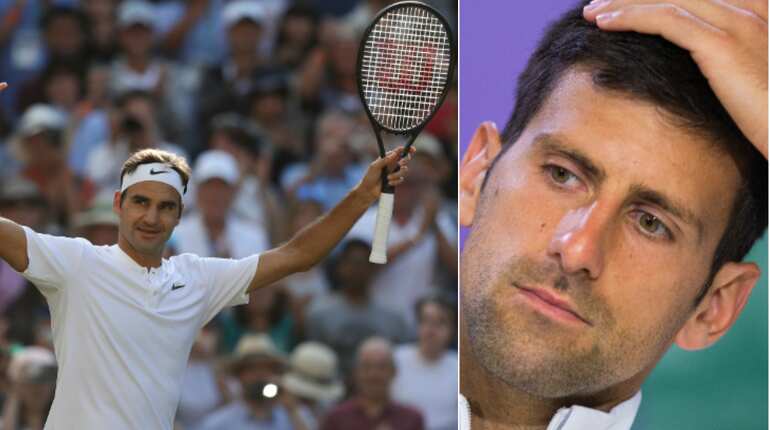 Wimbledon: Federer cruises, Djokovic defaults
