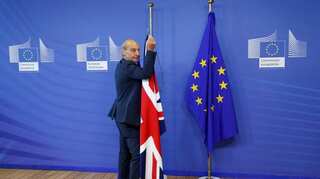 Britain takes step towards Brexit with repeal bill