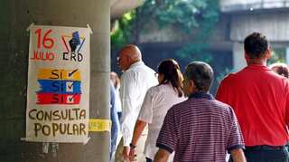 Venezuela: 1 dead, 3 wounded in firing during opposition-held plebiscite