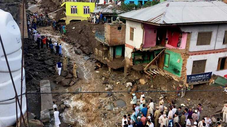 Flash flood in J&K