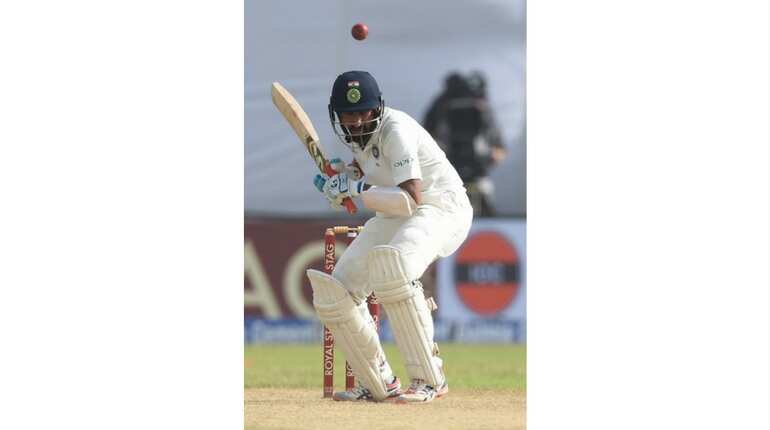 Cheteshwar Pujara bounced out!