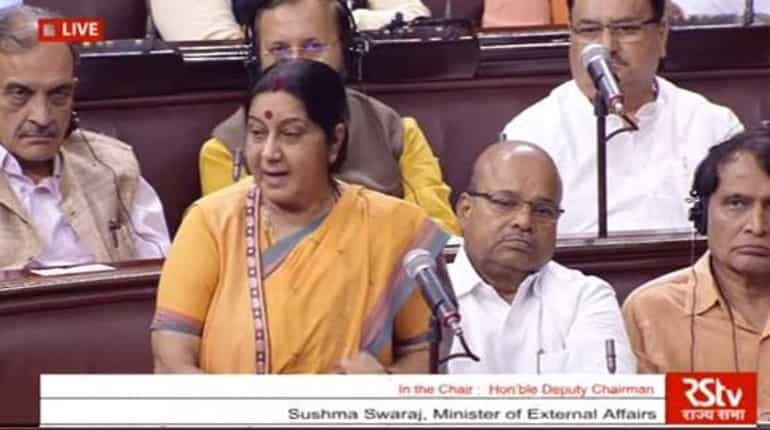 War not a solution to Doklam standoff: Sushma Swaraj
