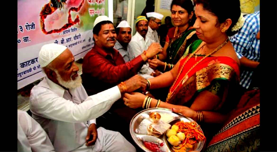 Muslim men also celebrates Raksha Bandhan