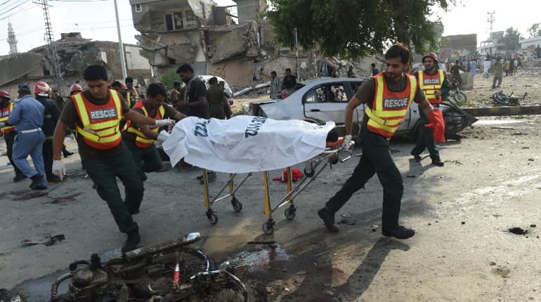 Four Pakistani army personnel killed in suicide attack Four Pakistani army personnel killed in suicide attack