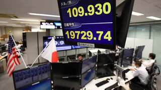 Tokyo shares fall by break as North Korea worries linger