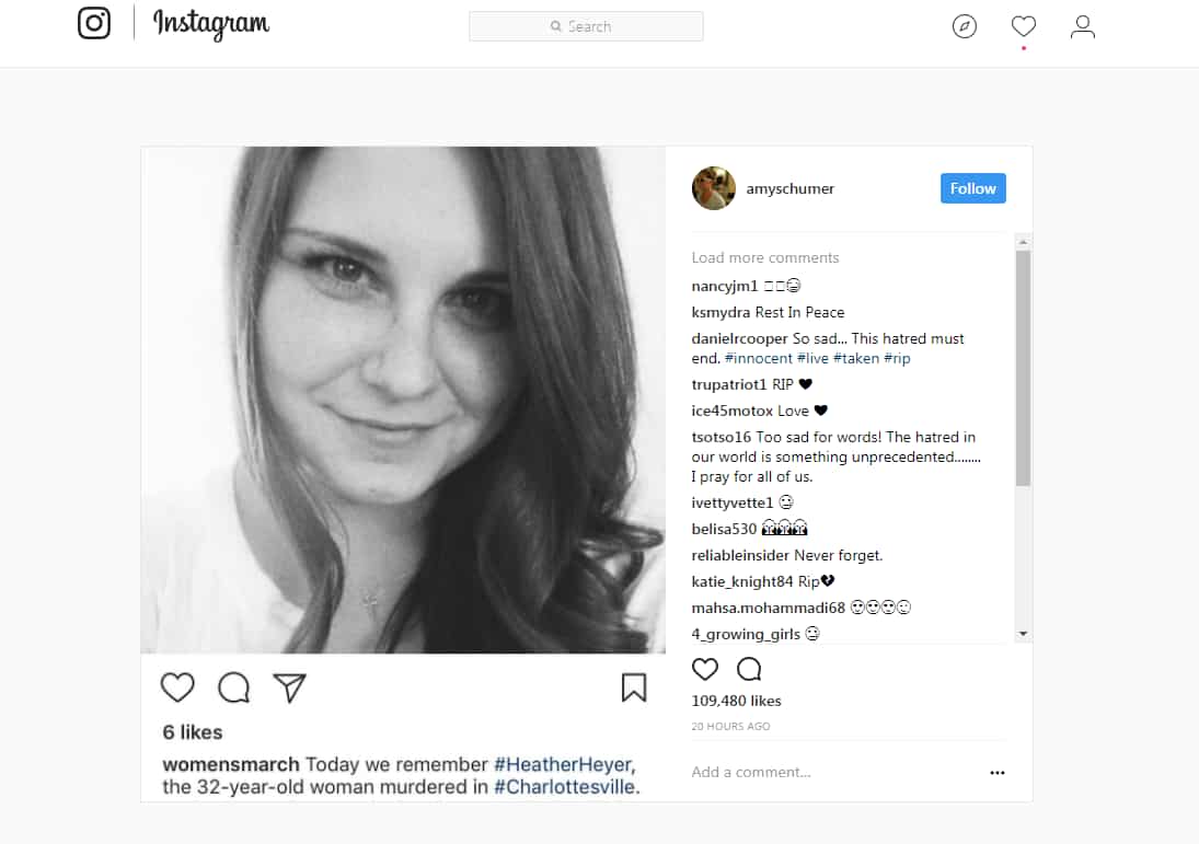 Celebrities come out to condemn violence in Charlottesville