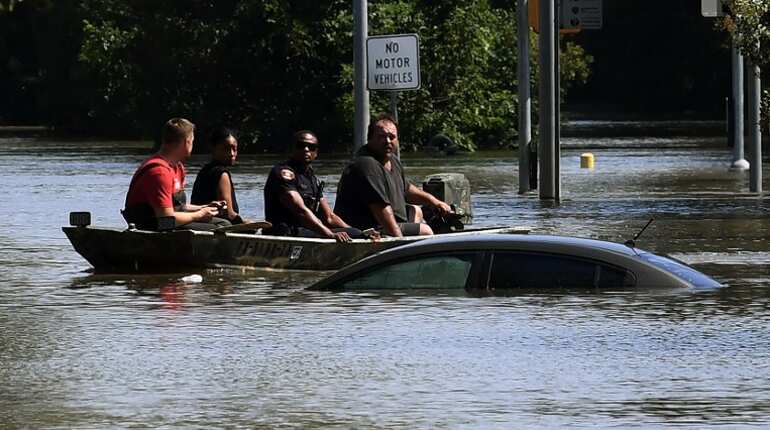 Storm Harvey moves inland in Texas, rescue operations underway Storm Harvey moves inland in Texas, rescue operations underway