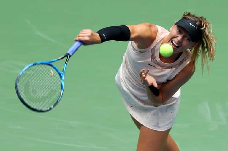 US Open: Sharapova bows out