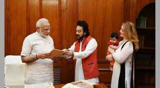 Adnan Sami posts adorable pics of daughter Medina with PM Modi