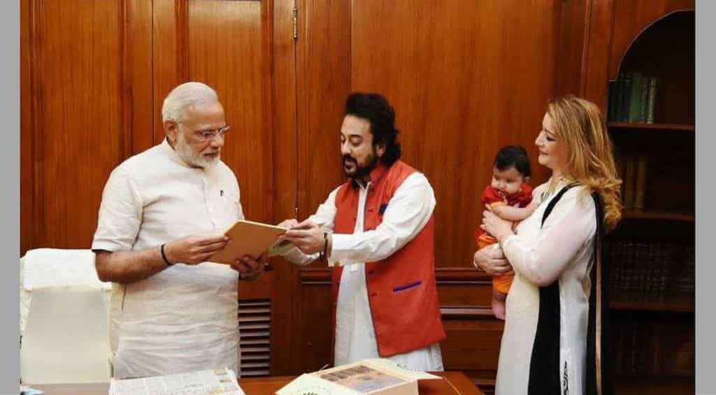 Adnan Sami posts adorable pics of daughter Medina with PM Modi
