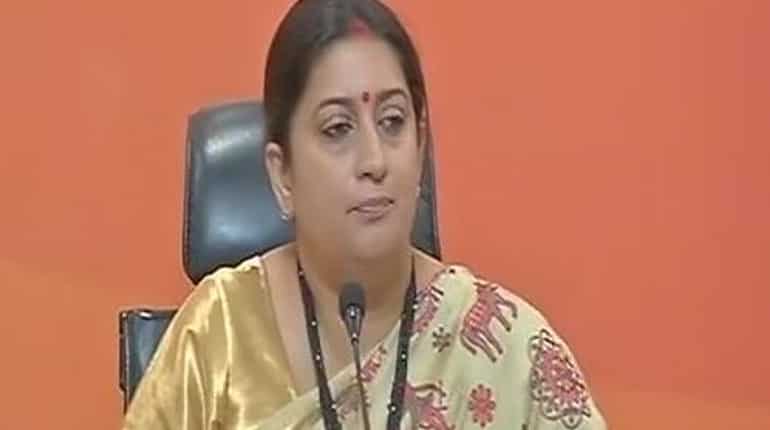 Smriti Irani responds to Rahul Gandhi, calls him 'failed dynast'