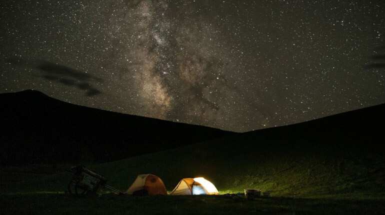 And they say, 'Life is better in a tent'