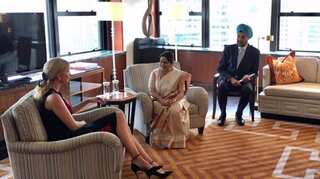 Sushma Swaraj meets Ivanka Trump, they discuss women's empowerment