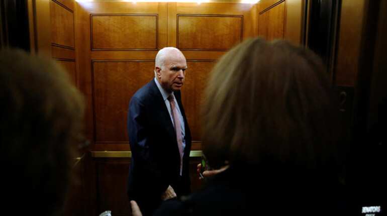 US Senator McCain opposes Obamacare repeal bill in possible fatal blow