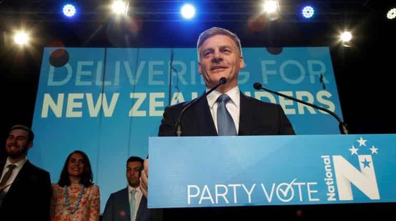 New Zealand PM Bill English says poll deadlock may last three weeks