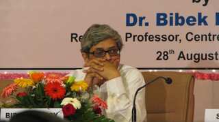 What Yashwant Sinha calls serious emergency actually minor cold: Bibek Debroy